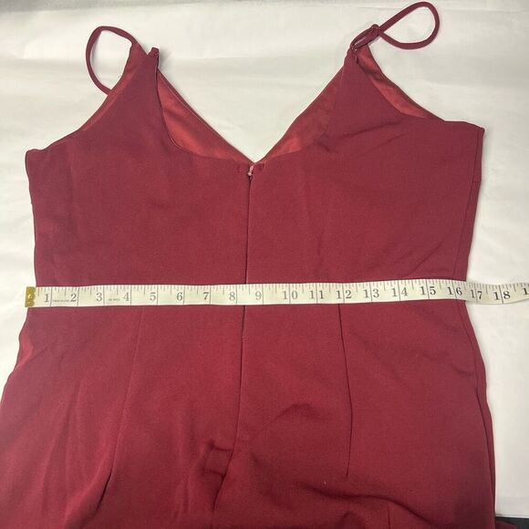 Lulus We Belong Together Burgundy Maxi Dress Size XL New - Picture 12 of 15